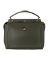 Dotcom Bag, &pound;595, Handbags, Green, Leather/Snake, Front view